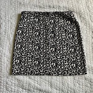 Express Animal Print Skirt